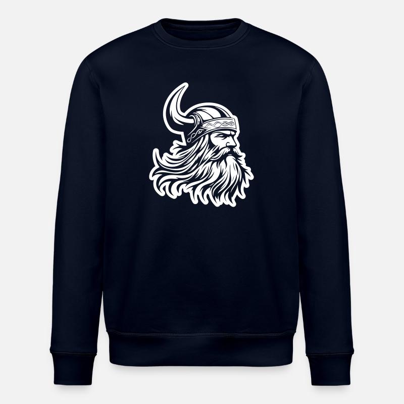 Wikinger Kopf - Stanley/Stella Unisex Bio-Sweatshirt ROLLER - Navy