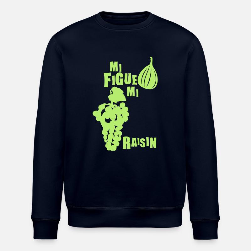mi figue mi raisin expression - Sweat bio ROLLER Stanley/Stella Unisexe - marine
