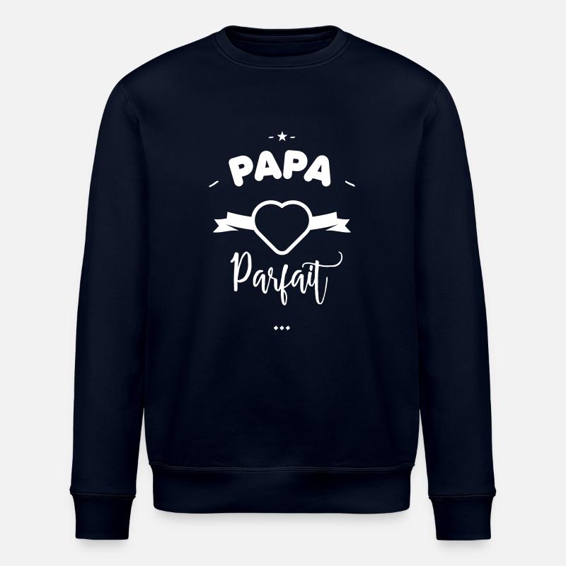 Papa parfait - - Sweat bio ROLLER Stanley/Stella Unisexe - marine