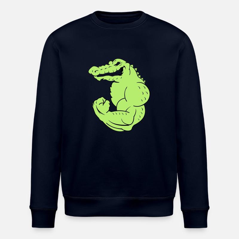 strong_crocodile_2 - Stanley/Stella Unisex Bio-Sweatshirt ROLLER - Navy