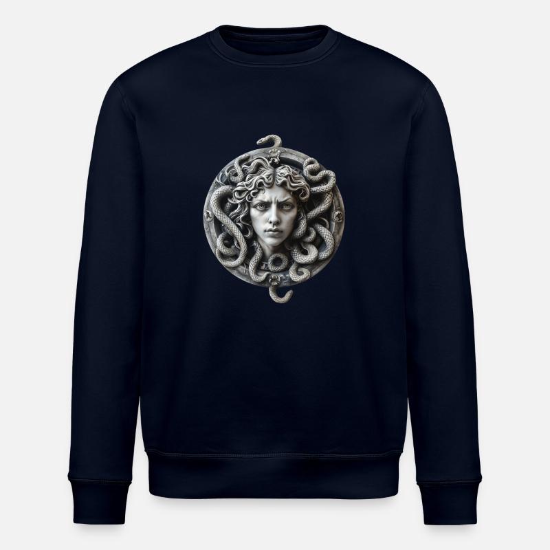 Serpent Méduse - Sweat bio ROLLER Stanley/Stella Unisexe - marine