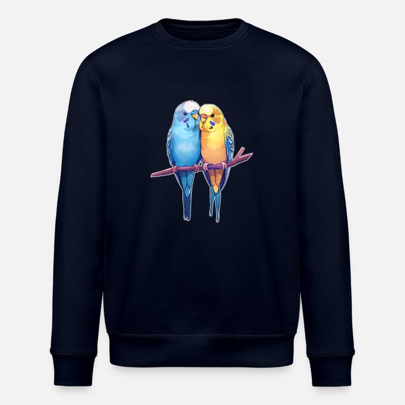Wellensittiche - Stanley/Stella Unisex Bio-Sweatshirt ROLLER - Navy