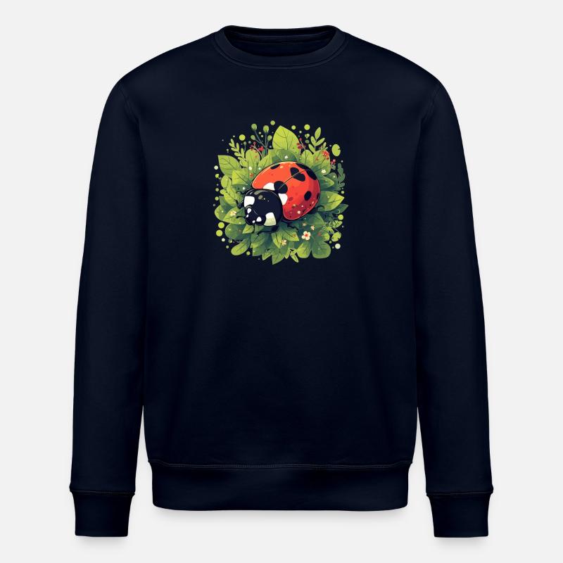 Coccinelle Marienkäfer - Sweat bio ROLLER Stanley/Stella Unisexe - marine