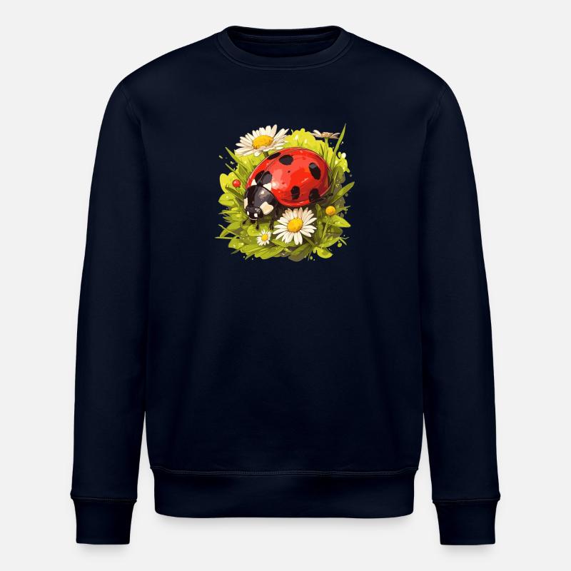Ladybug Marienkäfer - Stanley/Stella Unisex Bio-Sweatshirt ROLLER - Navy