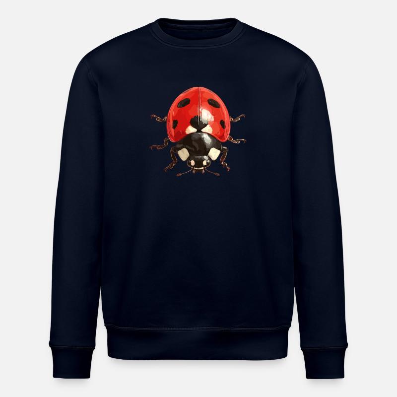 Ladybug Marienkäfer - Stanley/Stella Unisex Bio-Sweatshirt ROLLER - Navy