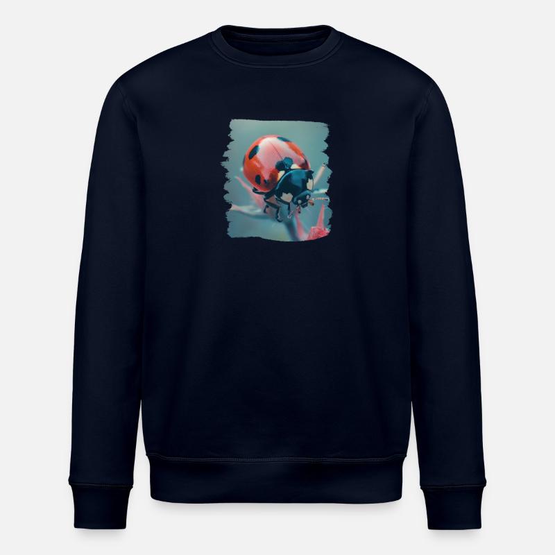 Ladybug Marienkäfer - Stanley/Stella Unisex Bio-Sweatshirt ROLLER - Navy