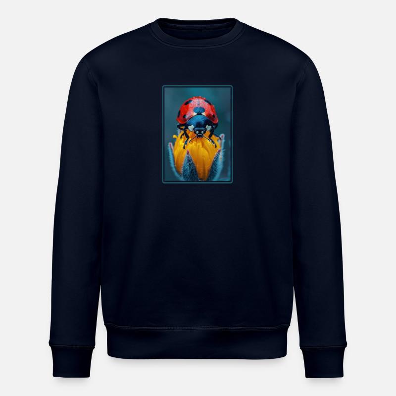 Ladybug Marienkäfer - Stanley/Stella Unisex Bio-Sweatshirt ROLLER - Navy
