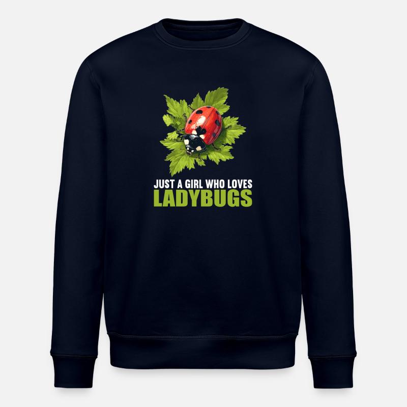 Ladybug Marienkäfer - Stanley/Stella Unisex Bio-Sweatshirt ROLLER - Navy