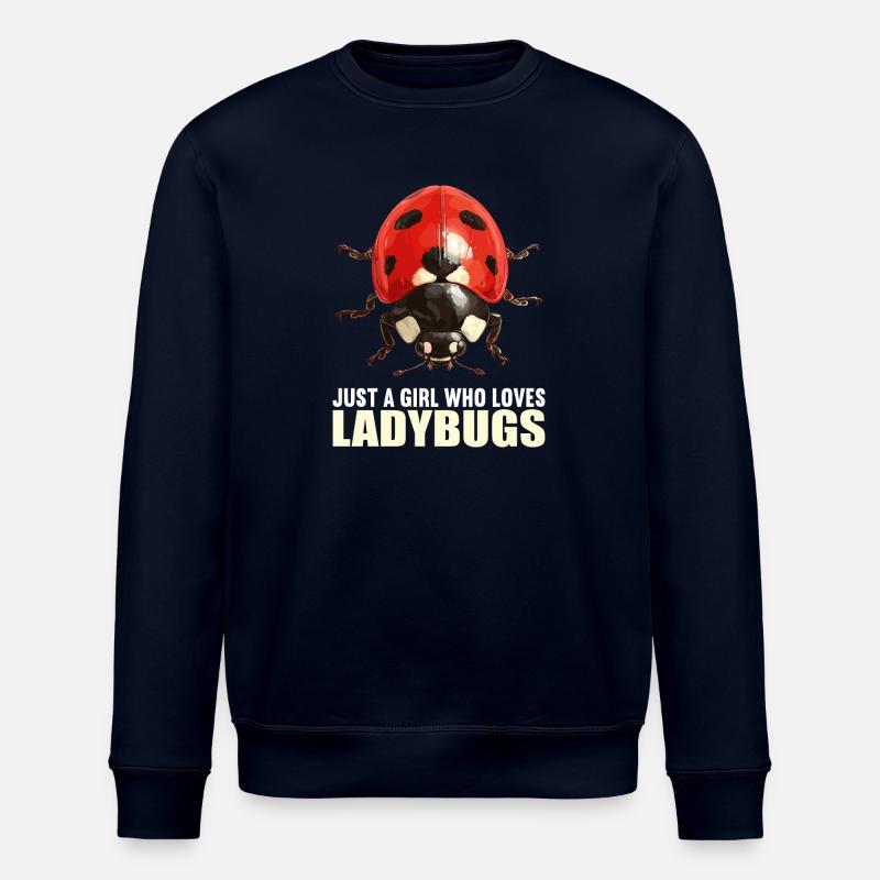 Ladybug Marienkäfer - Stanley/Stella Unisex Bio-Sweatshirt ROLLER - Navy