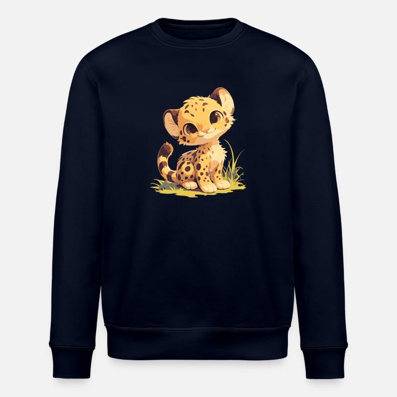 Guépard Geparde Gepard - Sweat bio ROLLER Stanley/Stella Unisexe - marine