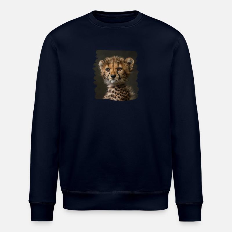 Guépard Geparde Gepard - Sweat bio ROLLER Stanley/Stella Unisexe - marine