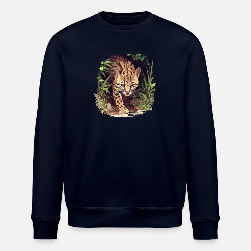 Ocelots Ocelot - Stanley/Stella ROLLER Unisex Organic Sweatshirt - navy
