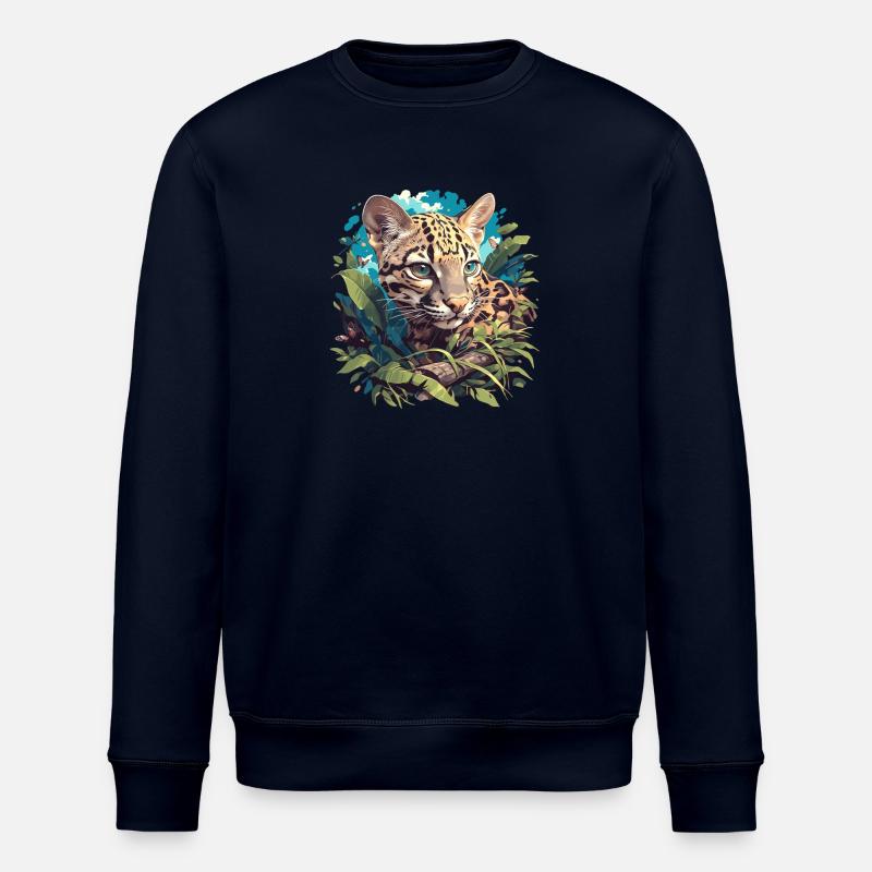 Ocelots Ocelot - Stanley/Stella ROLLER Unisex Organic Sweatshirt - navy