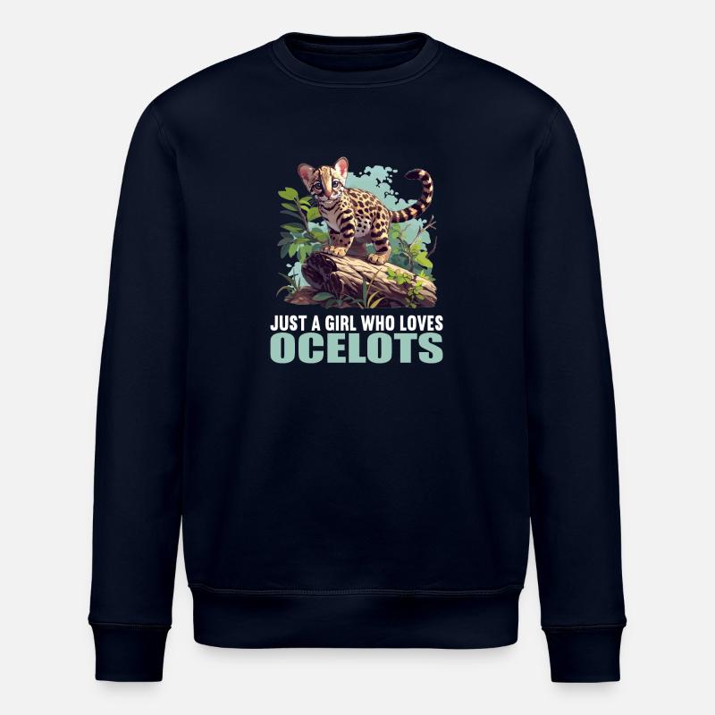 Ocelots Ocelot - Stanley/Stella ROLLER Unisex Organic Sweatshirt - navy