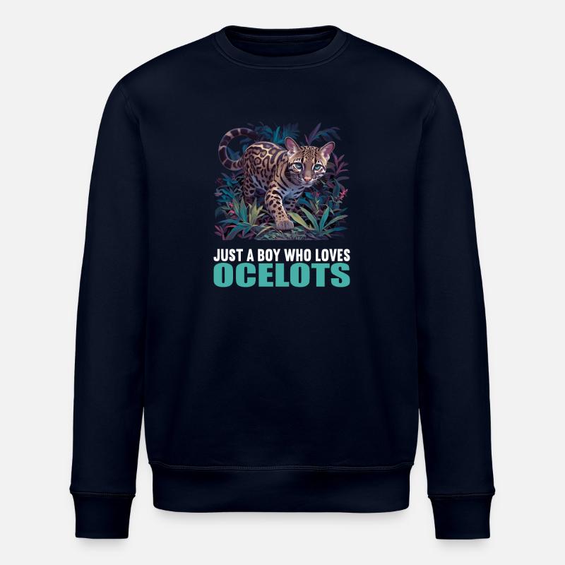 Ocelots Ocelot - Stanley/Stella ROLLER Unisex Organic Sweatshirt - navy