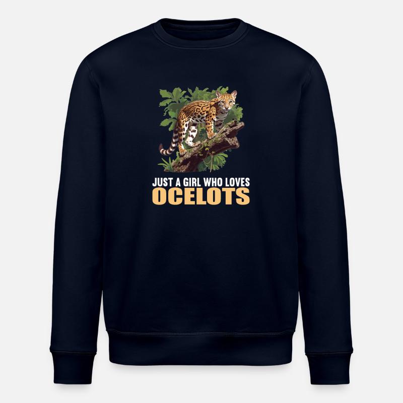Ocelots Ocelot - Stanley/Stella ROLLER Unisex Organic Sweatshirt - navy