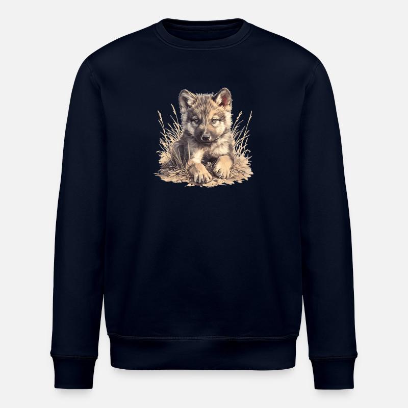 Loups Loup - Sweat bio ROLLER Stanley/Stella Unisexe - marine