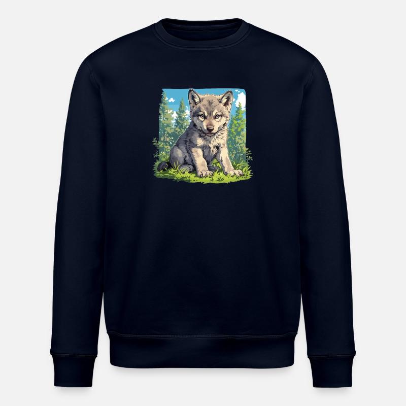 Loups Loup - Sweat bio ROLLER Stanley/Stella Unisexe - marine
