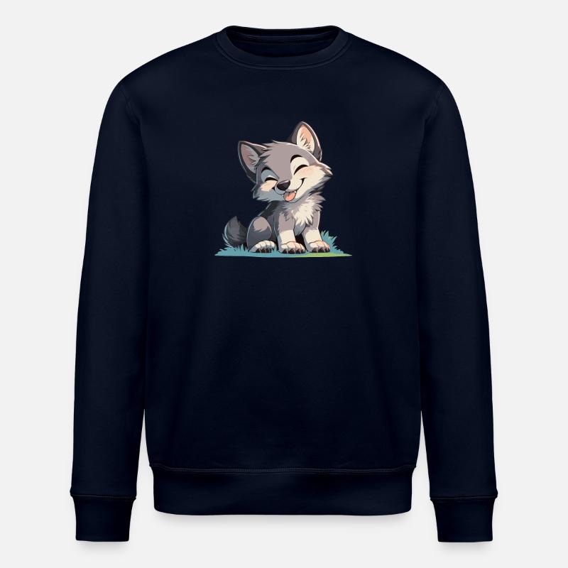 Loups Loup - Sweat bio ROLLER Stanley/Stella Unisexe - marine