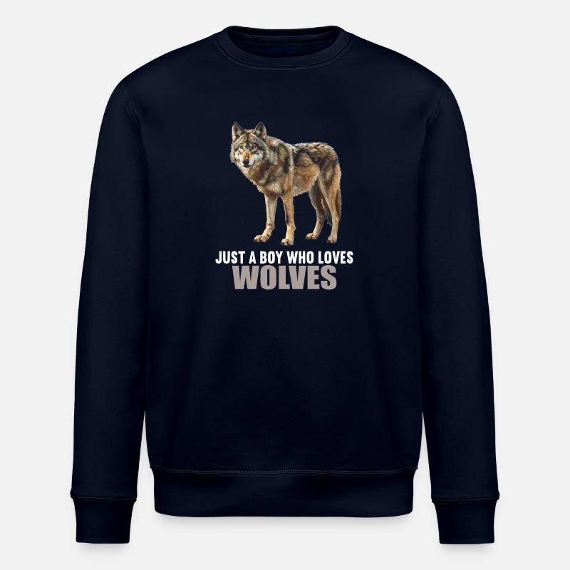 Loups Loup - Sweat bio ROLLER Stanley/Stella Unisexe - marine
