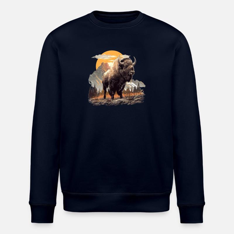 Bisons Bison - Stanley/Stella Unisex Bio-Sweatshirt ROLLER - Navy