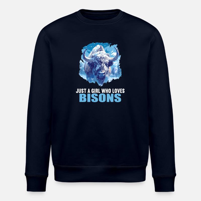 Bisons Bison - Sweat bio ROLLER Stanley/Stella Unisexe - marine