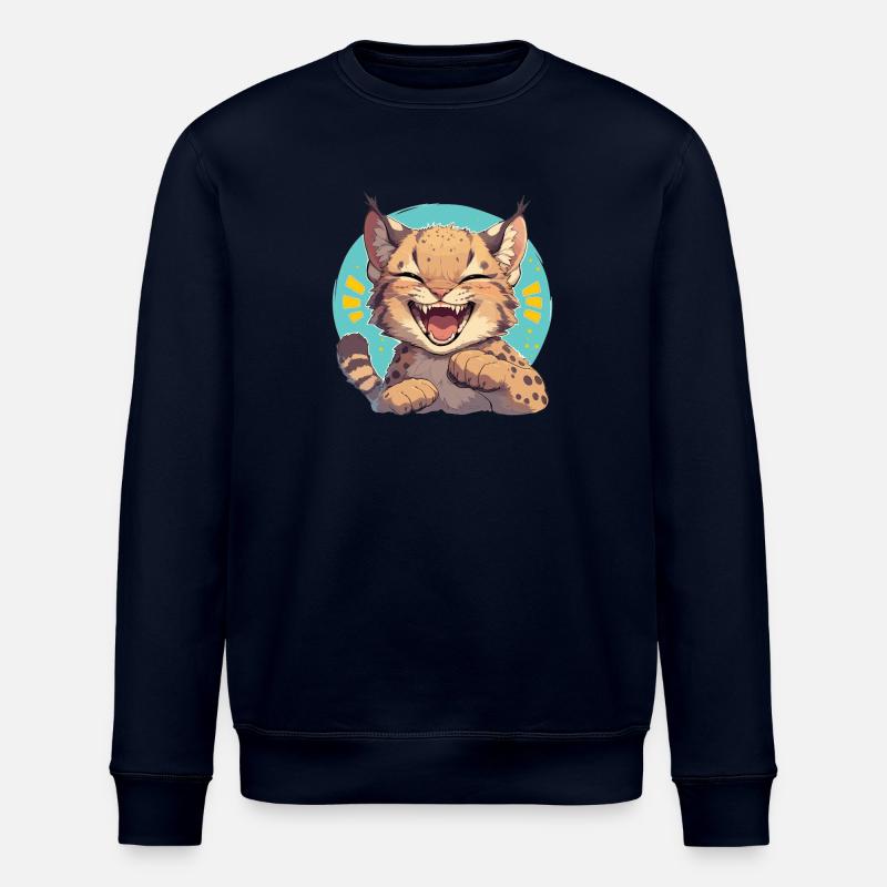 Bobcats Rotluchse Rotluchs Luchs - Stanley/Stella Unisex Bio-Sweatshirt ROLLER - Navy