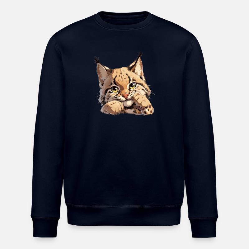 Bobcats Rotluchse Rotluchs Luchs - Stanley/Stella Unisex Bio-Sweatshirt ROLLER - Navy