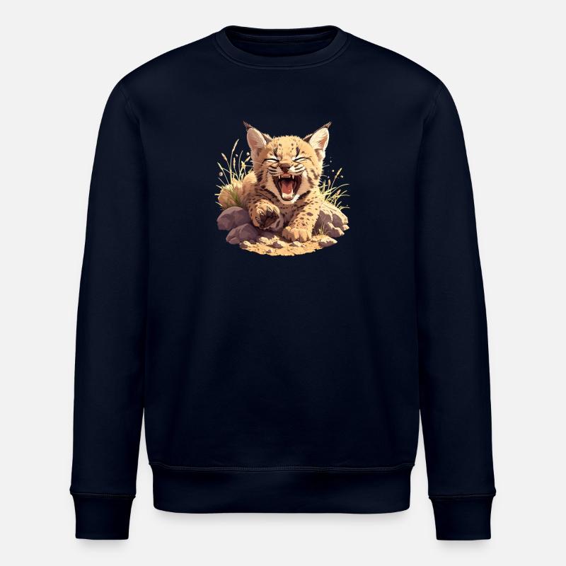 Bobcats Rotluchse Rotluchs Luchs - Stanley/Stella Unisex Bio-Sweatshirt ROLLER - Navy