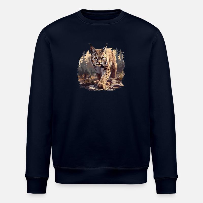 Bobcats Rotluchse Rotluchs Luchs - Stanley/Stella Unisex Bio-Sweatshirt ROLLER - Navy