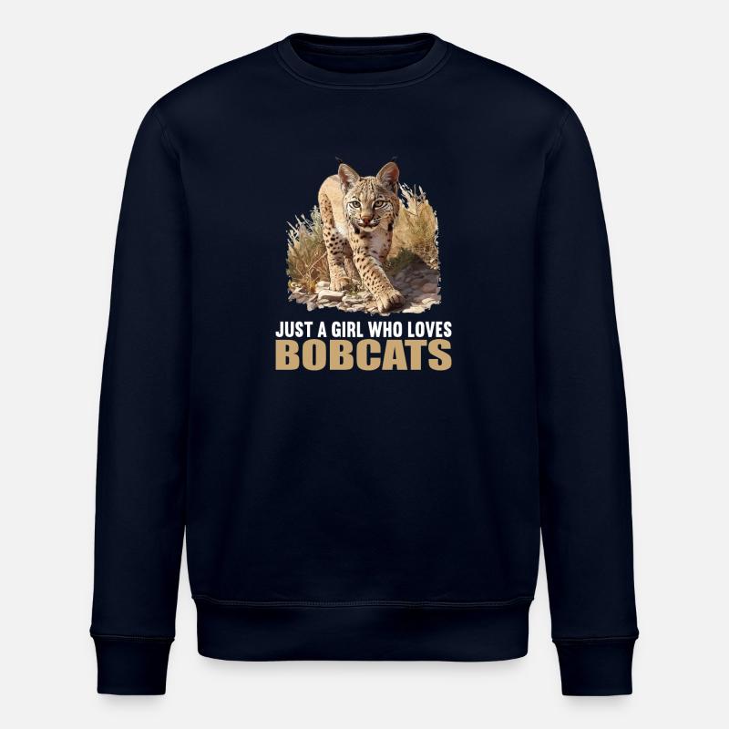 Bobcats Rotluchse Rotluchs Luchs - Stanley/Stella Unisex Bio-Sweatshirt ROLLER - Navy