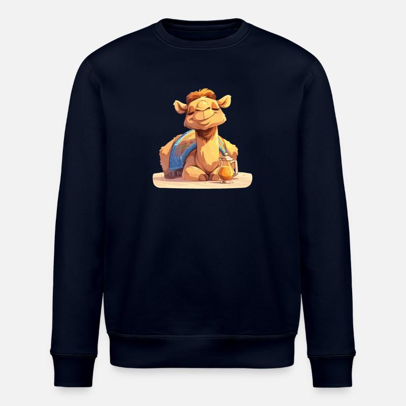 Chameau Kamele Kamel - Sweat bio ROLLER Stanley/Stella Unisexe - marine