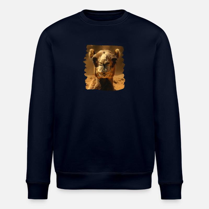 Camel Kamele Kamel - Stanley/Stella ROLLER Unisex Organic Sweatshirt - navy