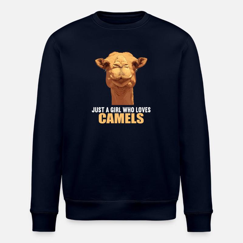 Camel Kamele Kamel - Stanley/Stella ROLLER Unisex Organic Sweatshirt - navy