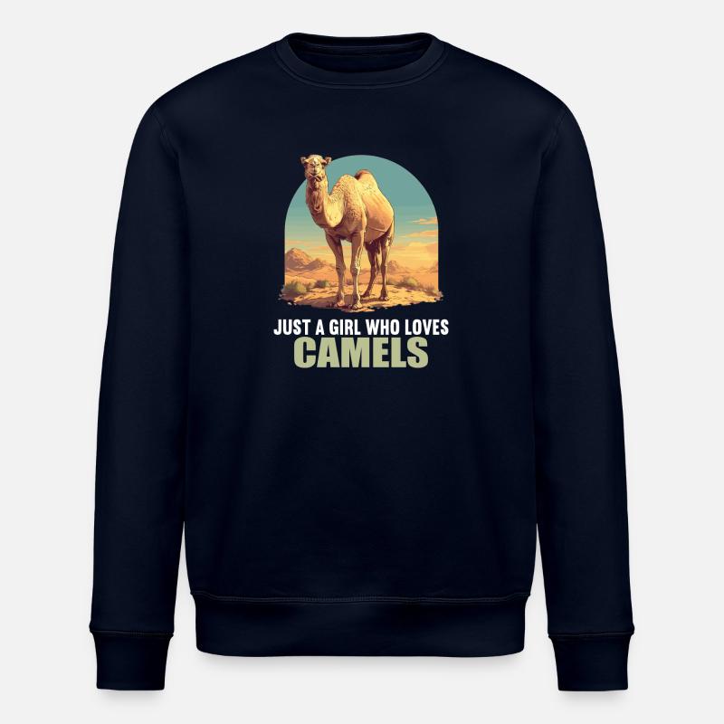 Camel Kamele Kamel - Stanley/Stella ROLLER Unisex Organic Sweatshirt - navy