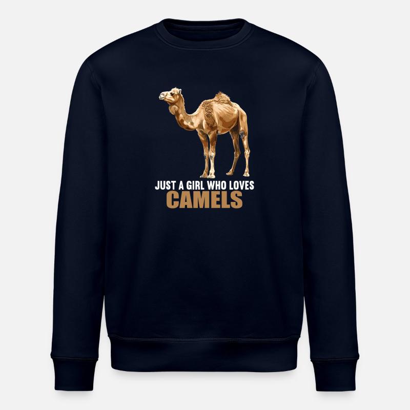 Camel Kamele Kamel - Stanley/Stella ROLLER Unisex Organic Sweatshirt - navy