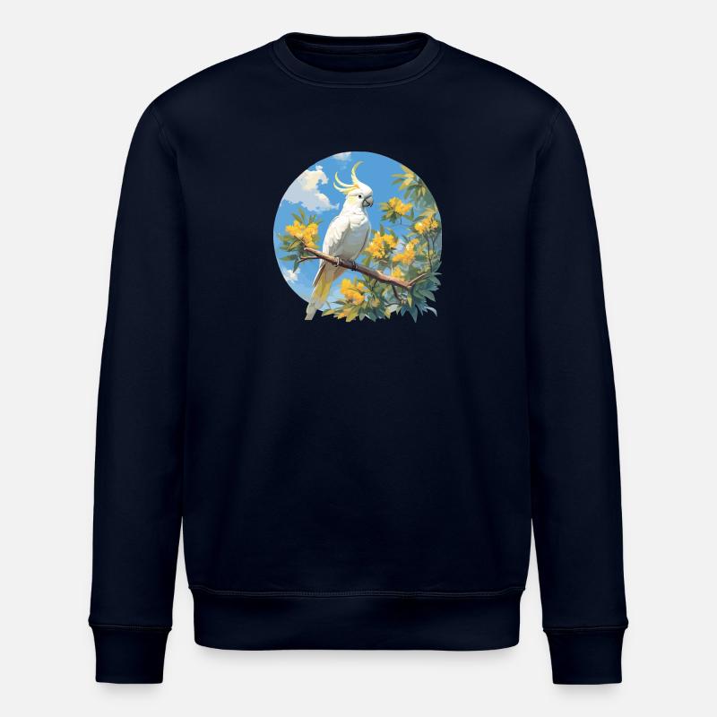 Cockatoo Kakadus Kakadu - Stanley/Stella Unisex Bio-Sweatshirt ROLLER - Navy