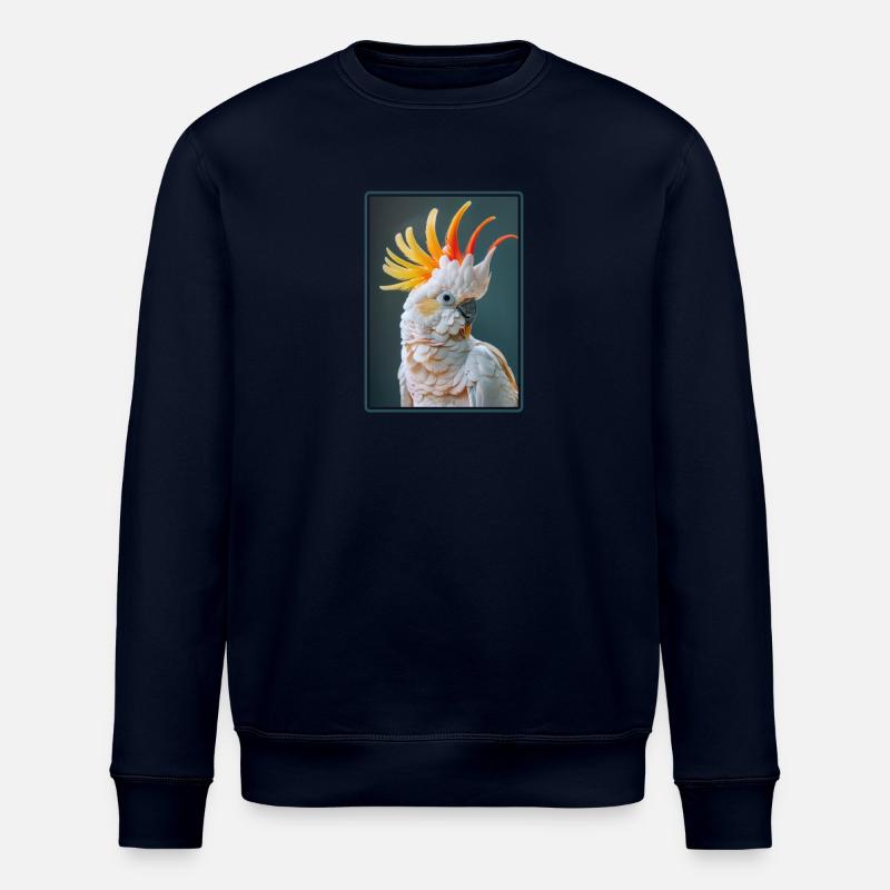 Cockatoo Kakadus Kakadu - Stanley/Stella Unisex Bio-Sweatshirt ROLLER - Navy