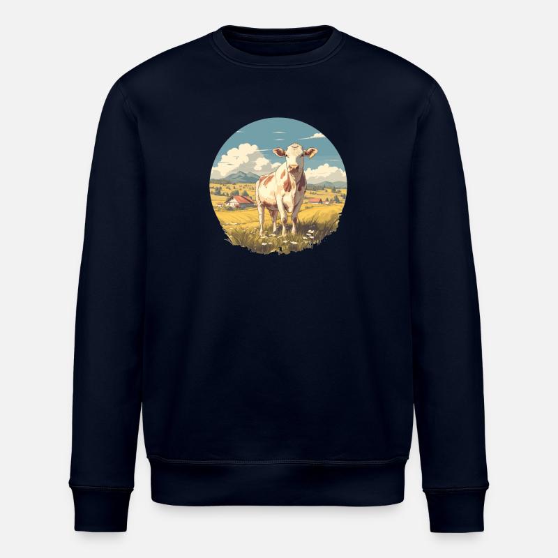 Kühe Kuh - Stanley/Stella Unisex Bio-Sweatshirt ROLLER - Navy
