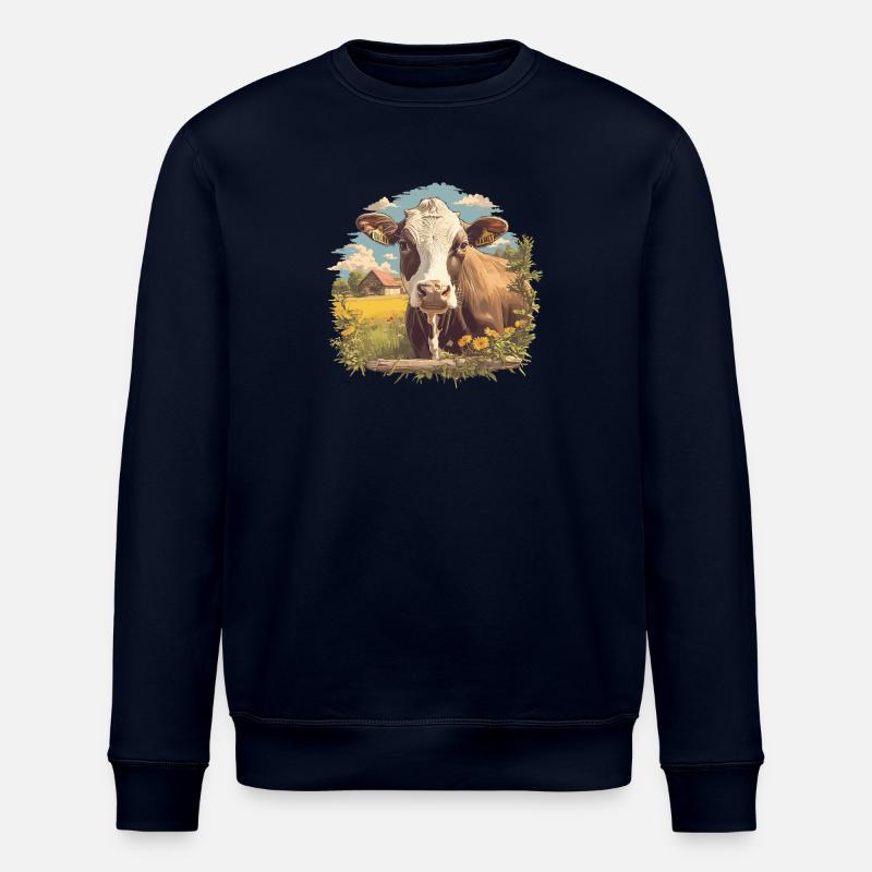 Vaches Vache - Sweat bio ROLLER Stanley/Stella Unisexe - marine