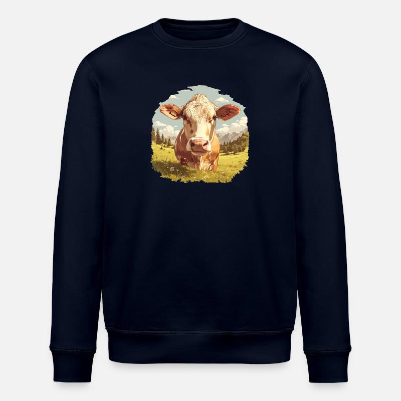 Vaches Vache - Sweat bio ROLLER Stanley/Stella Unisexe - marine