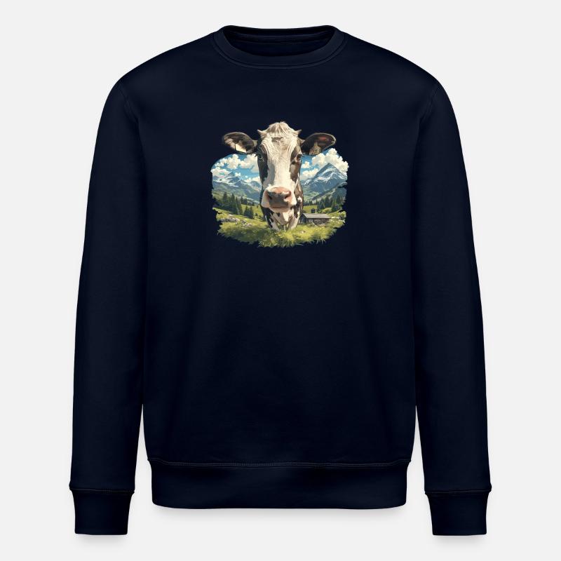 Kühe Kuh - Stanley/Stella Unisex Bio-Sweatshirt ROLLER - Navy