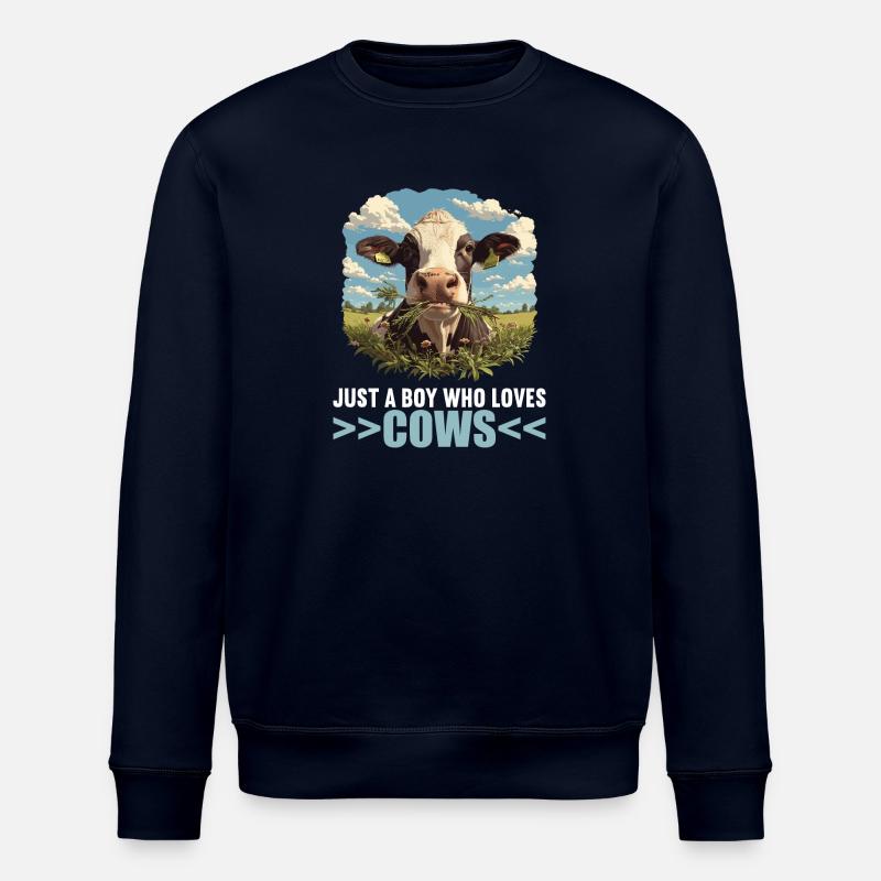 Kühe Kuh - Stanley/Stella Unisex Bio-Sweatshirt ROLLER - Navy