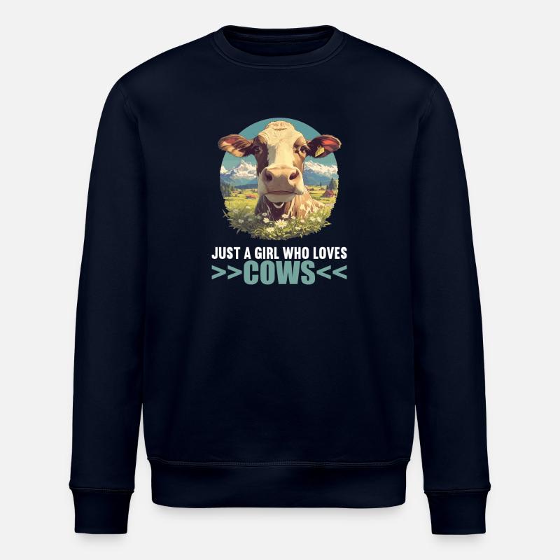 Kühe Kuh - Stanley/Stella Unisex Bio-Sweatshirt ROLLER - Navy