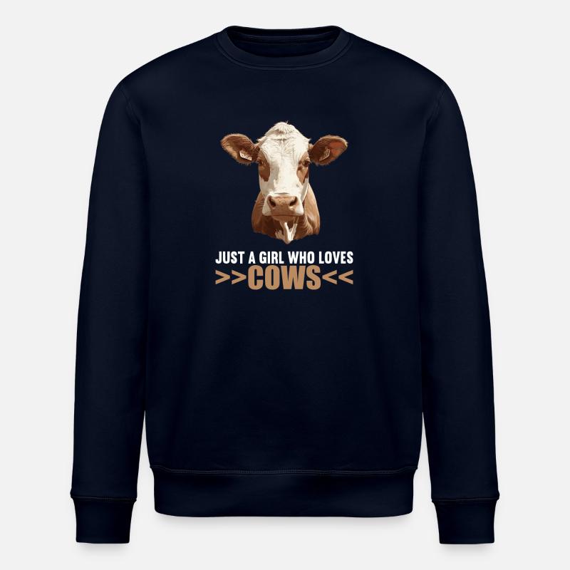 Kühe Kuh - Stanley/Stella Unisex Bio-Sweatshirt ROLLER - Navy