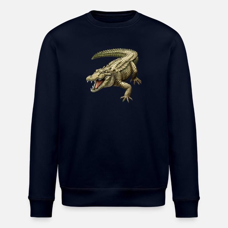 Krokodile Krokodil - Stanley/Stella Unisex Bio-Sweatshirt ROLLER - Navy