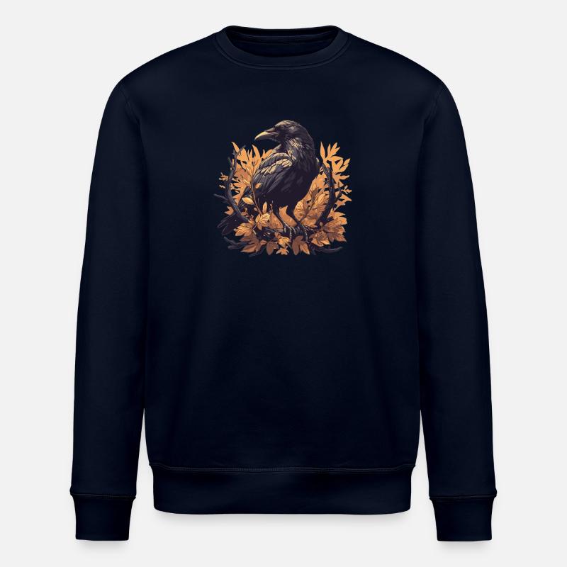 Crows Crow - Stanley/Stella ROLLER Unisex Organic Sweatshirt - navy