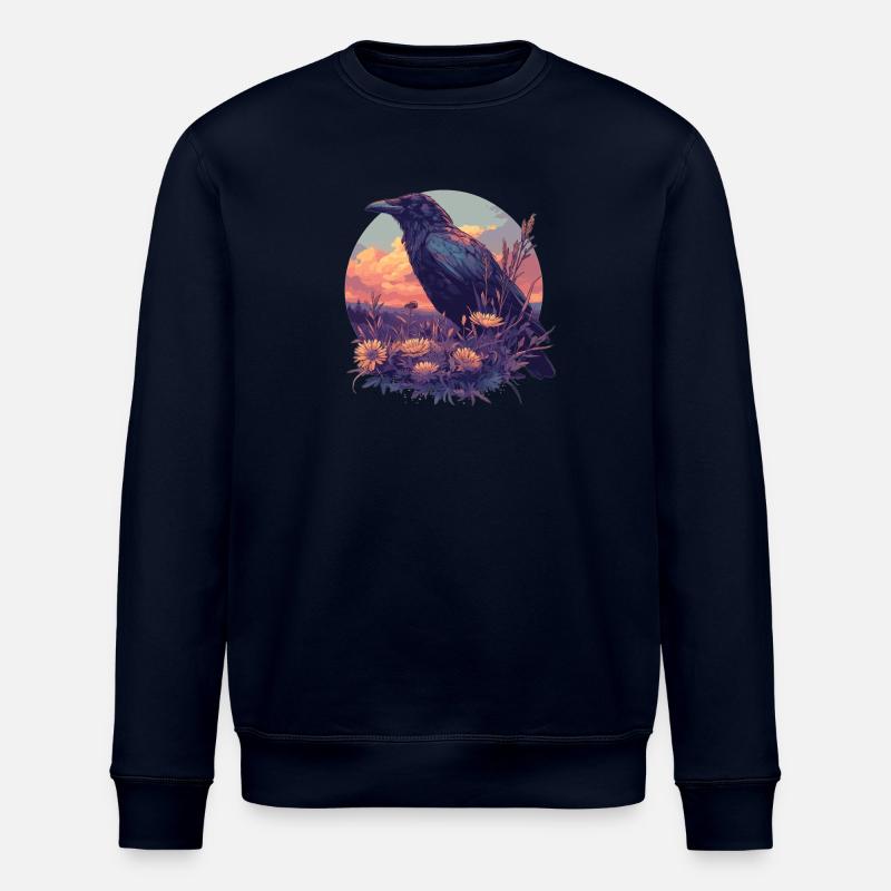 Crows Crow - Stanley/Stella ROLLER Unisex Organic Sweatshirt - navy