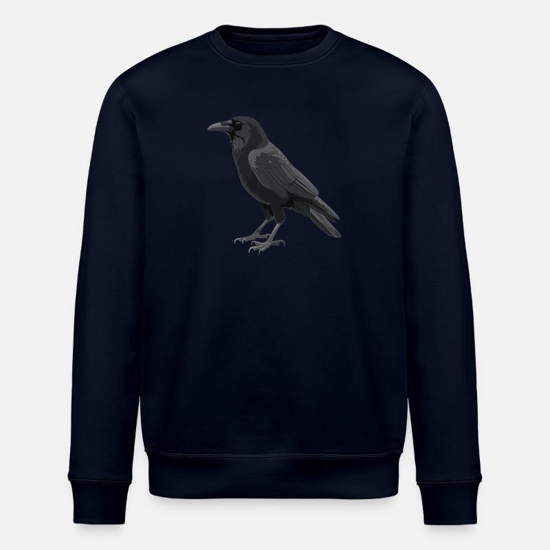 Krähen Krähe - Stanley/Stella Unisex Bio-Sweatshirt ROLLER - Navy