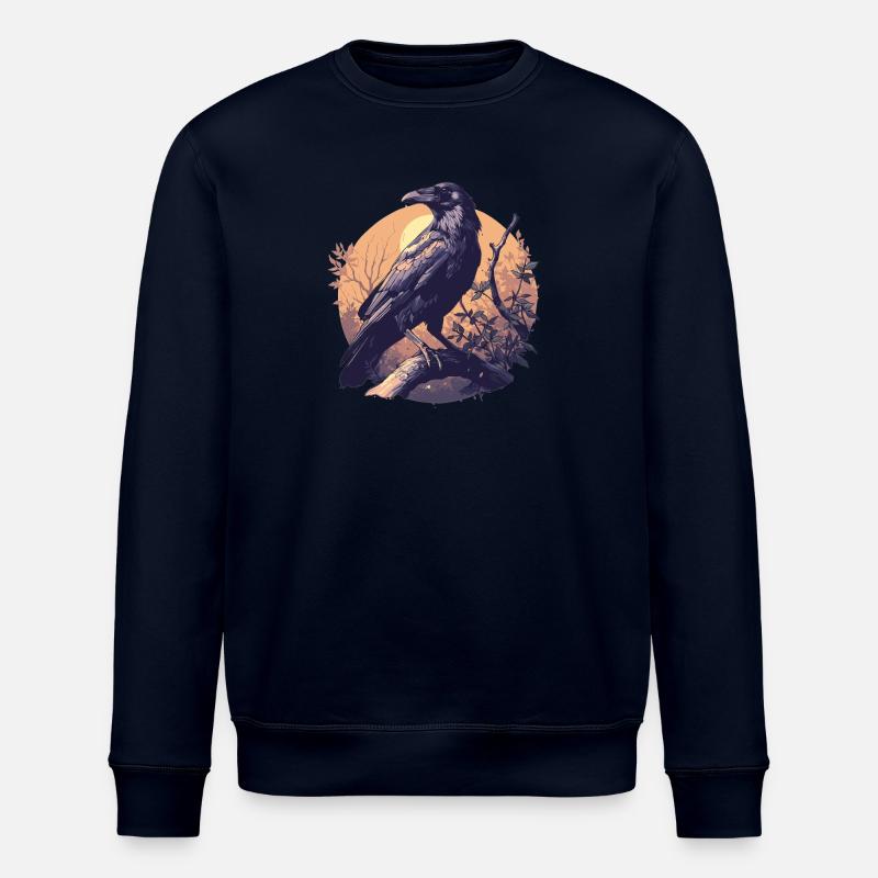 Krähen Krähe - Stanley/Stella Unisex Bio-Sweatshirt ROLLER - Navy